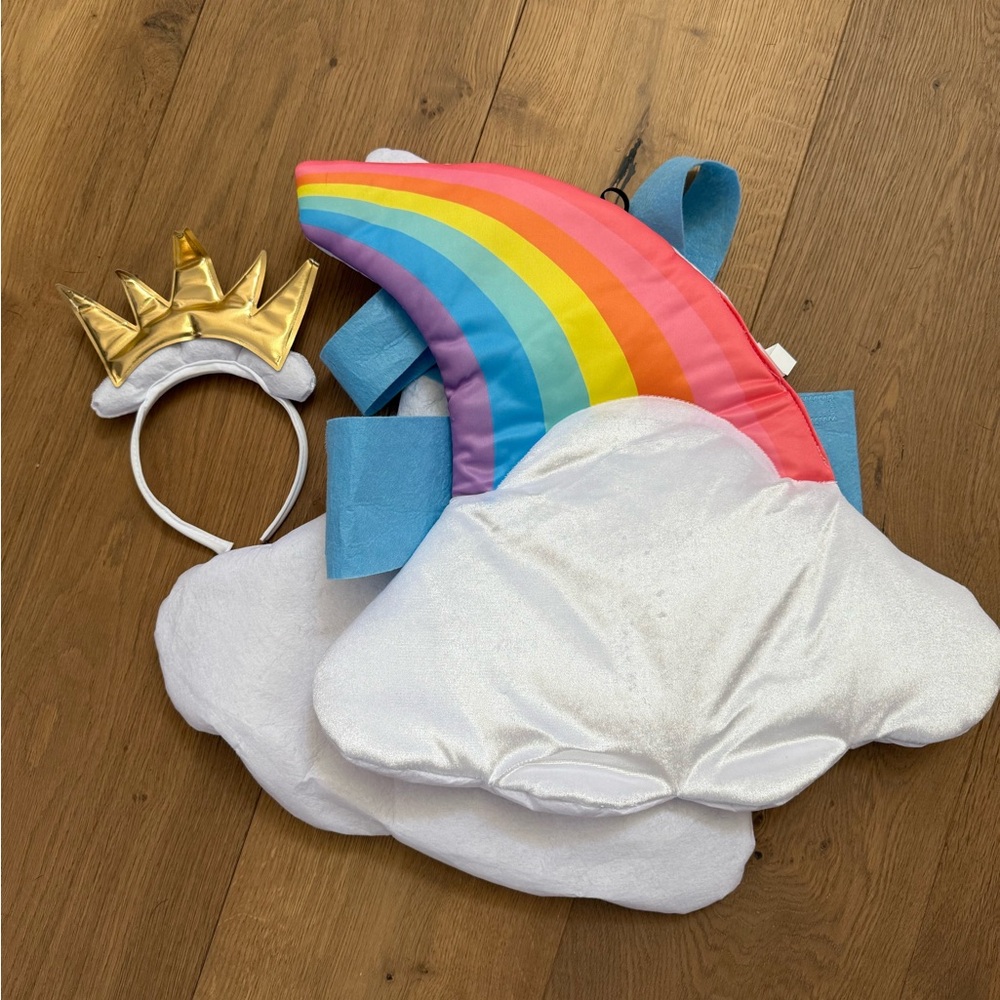 Kids/youth rainbow cloud target Halloween costume